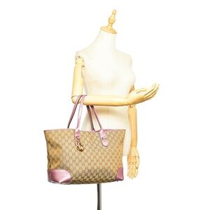 Gucci GG Canvas Heart Bit Tote